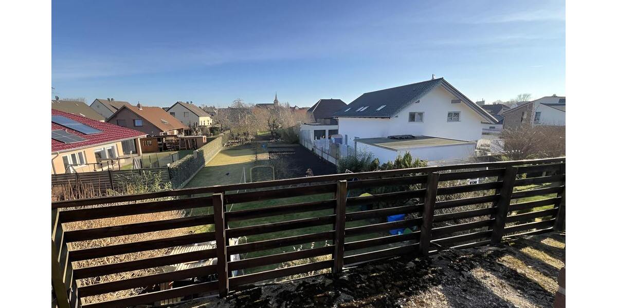Blick vom Balkon
