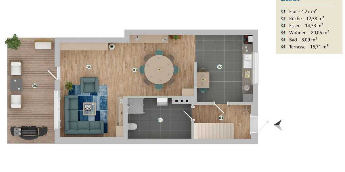 Grundriss Erdgeschoss