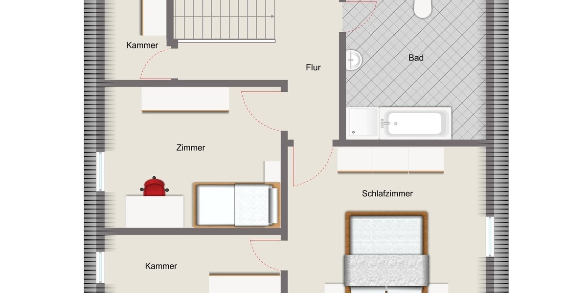 Grundriss Obergeschoss