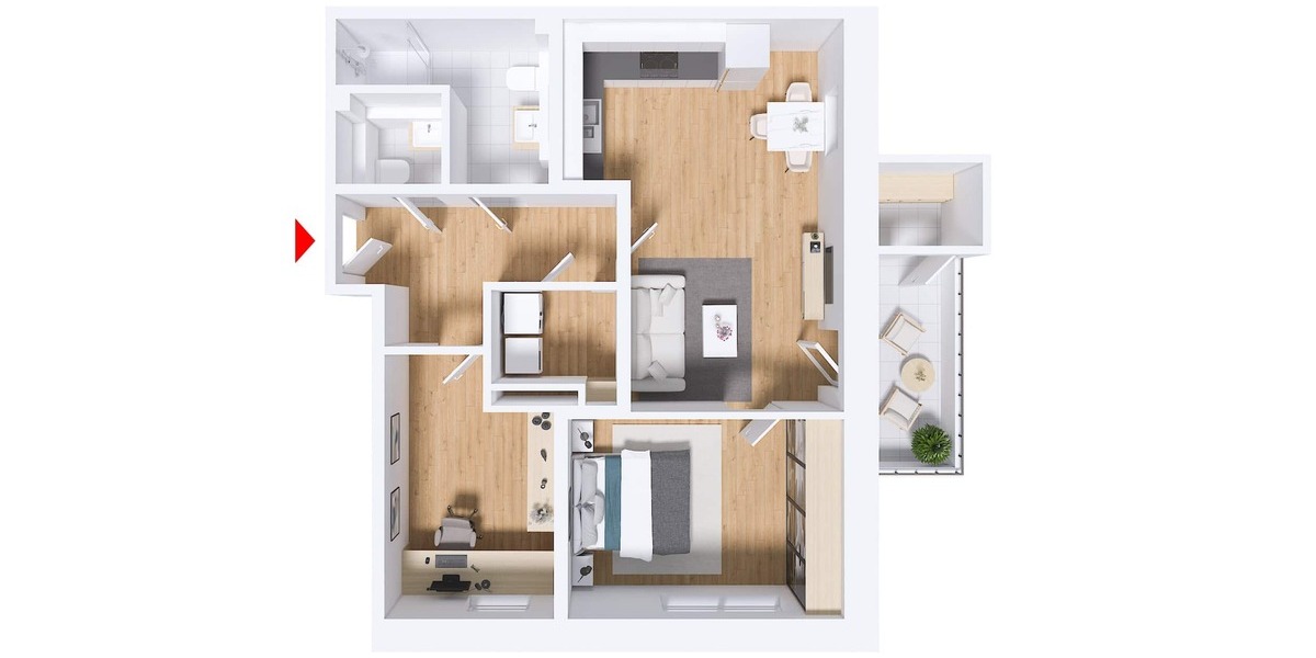 Wohnungsgrundriss